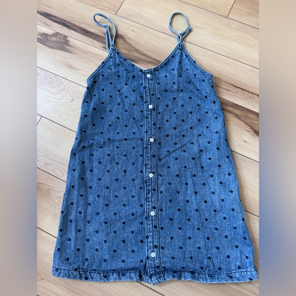 NWT DL1961 Eilis Embroidered Denim Tank Dress - Picture 2 of 6